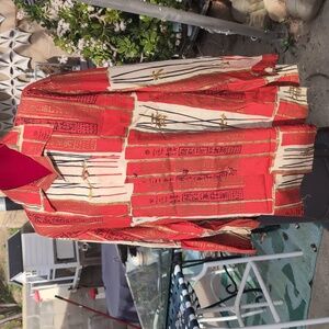 1960s Alfred Shaheen Joss Sticks Coverup L Rare